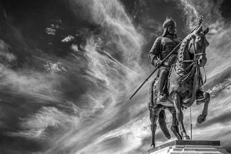 The Maharana Pratap Memorial, Maharana Pratap seated on his horse