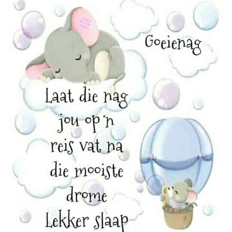 Evening Greetings Goeie Nag Afrikaans Quotes Good Night Sweet Dreams