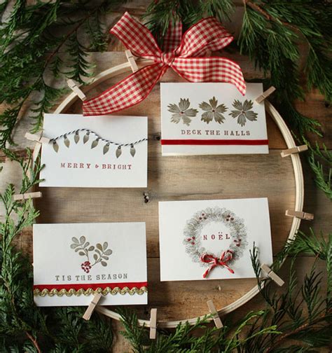 20 Beautiful Diy And Homemade Christmas Card Ideas For 2012