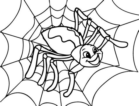 Who said spiders were scary? Coloring Page For Kids | Spider coloring page, Puppy ...
