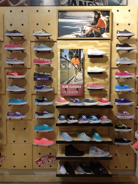 Vans Store Wall Of Shoes Easily Done With Pegboards I So Need Like