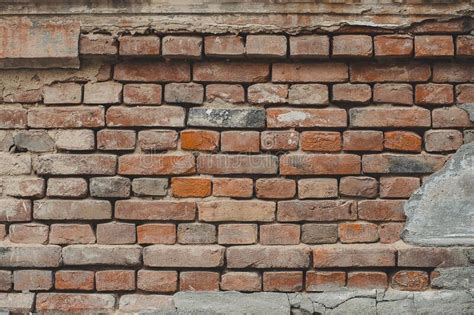 Old Orange Brick Wall Red Brick Old Grunge Stone Wall Texture