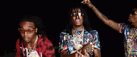 The migos /ˈmiːɡoʊs/ are an american hip hop trio from lawrenceville, georgia, founded in 2008. Migos GIF - Migos Squad - Discover & Share GIFs