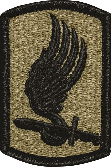 173rd Airborne Brigade Scorpion Patch With Fastener