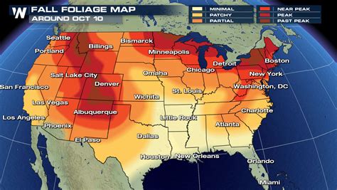 Where's the Peak Fall Color Now - WeatherNation