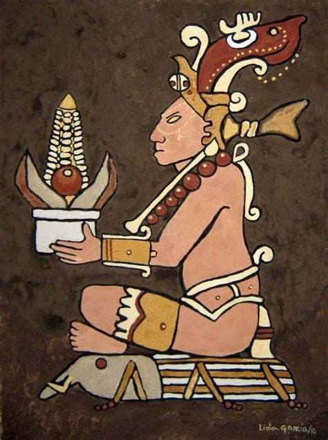 Dios Del Ma Z Cultura Maya Arte S Mbolos Mayas Arte Azteca