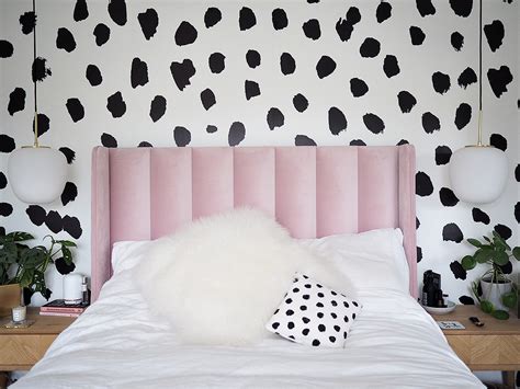 Dalmatian Print Pink Parlour Bedroom Makeover Lust Living