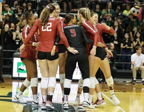 Stanford Womens Volleyball Recap 3 Stanford Wvb Defeats 8 Oregon In Eugene