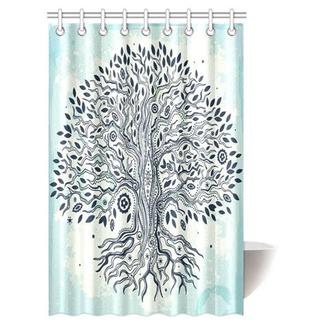 Mypop Tree Of Life Shower Curtain Beautiful Vintage Tree Of Life