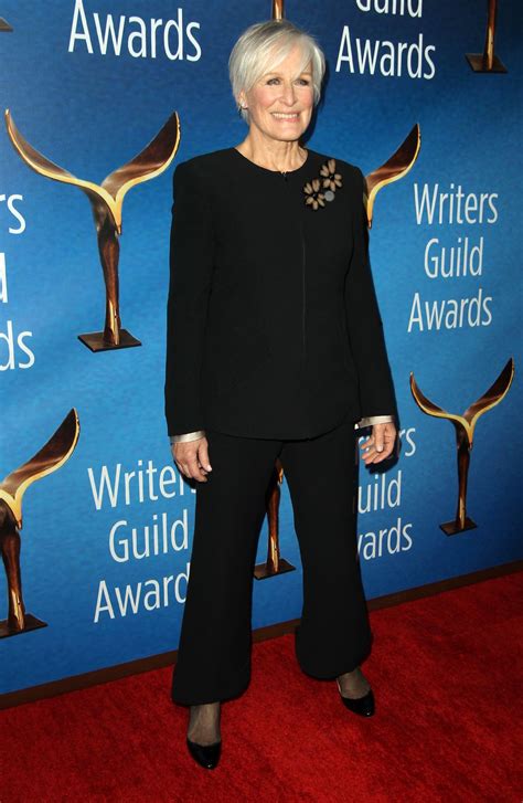 Glenn Close Writers Guild Awards 2018 Red Carpet Celebmafia