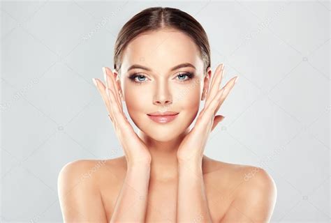 Woman With Clean Fresh Skin Stock Photo By ©sofiazhuravets 127081268