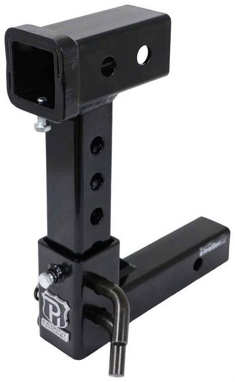 Patriot Hitches Adjustable Drop Hitch Receiver Adapter 2 Hitches