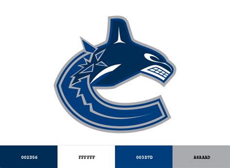 Vancouver Canucks Brand Color Codes