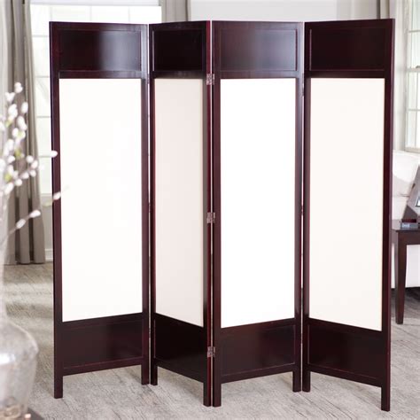 Semiprecious flatware, tented decorative panels, and more of the best new products this. Griffin Canvas 4 Panel Room Divider - Rosewood - Room ...