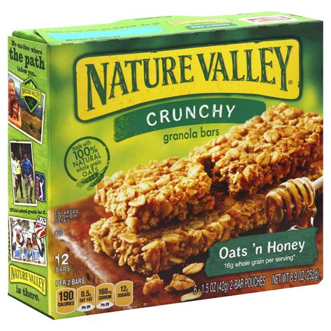 Nature Valley Granola Bars Crunchy Oats N Honey 6 15 Oz 42 G 2