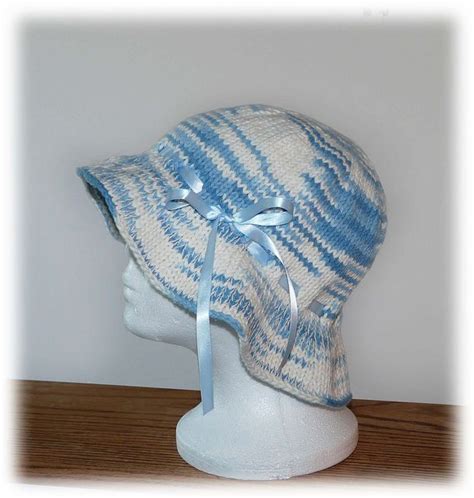 Patterns Library Chemo Brim Hat Machine Knit Bulky Machine Knitting