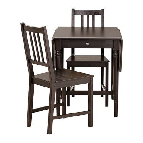 Dining chairs don't just have to look good, but should feel good, too. INGATORP / STEFAN Table and 2 chairs - IKEA