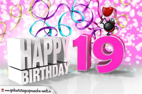 — schließe die augen und lausche leise! 19. Geburtstag - Geburtstagssprüche-Welt