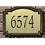 Custom Home Address Plaque With 4 Numbers Metallic Colors
