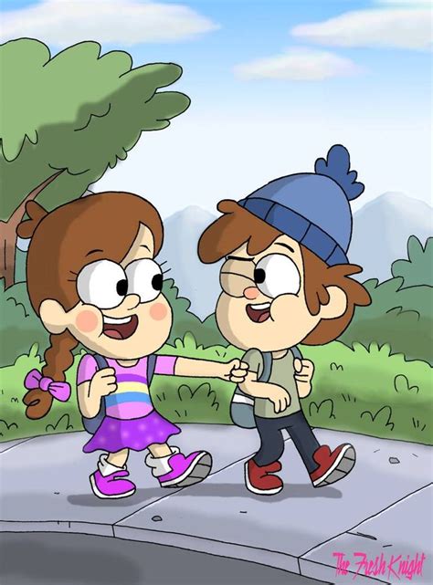 Dipper And Mabels Childhood By Thefreshknight On Deviantart Gravity