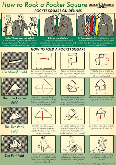 How To Fold A Hankie For Suit 5 Ways To Fold Pocket Squares Mens