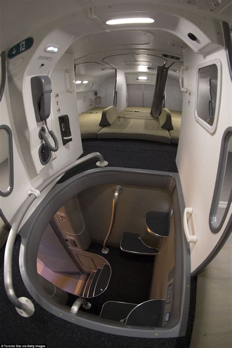 Meanwhile, the pilots have two bunks at the front of the plane. Inside the Crew Rest Compartments where flight attendants ...