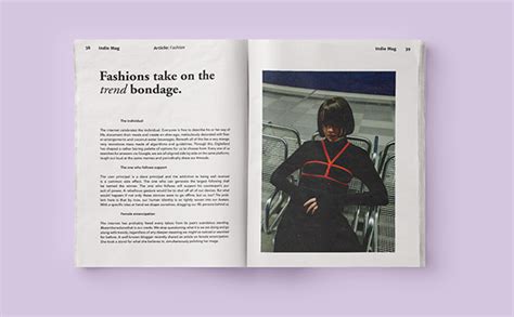 Indie Magazine Redesign Editorial Design On Behance