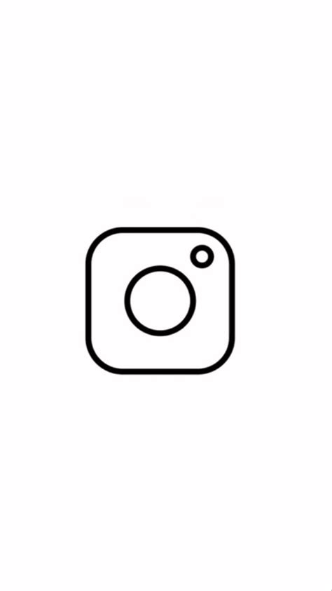 App Icon Instagram White App Icon Ios Icon Iphone Icon