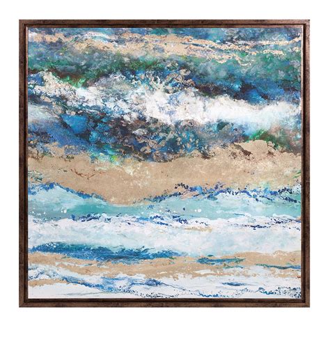 Seaside Waves Framed Canvas | Framed canvas prints, Framed ...