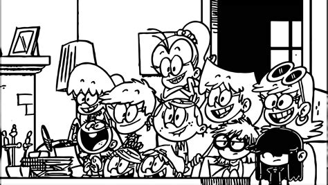 Loud House Nickelodeon Coloring Pages Coloring Pages Images And