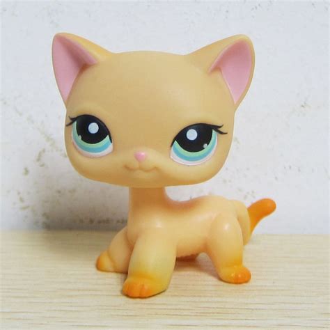 Littlest Pet Shop Collection Lps Toy 339 Yellow Short Hair Kitten Cat