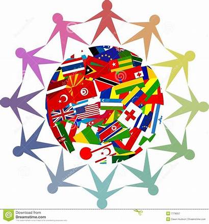Diverse United Diversity Nations Graphic Flags
