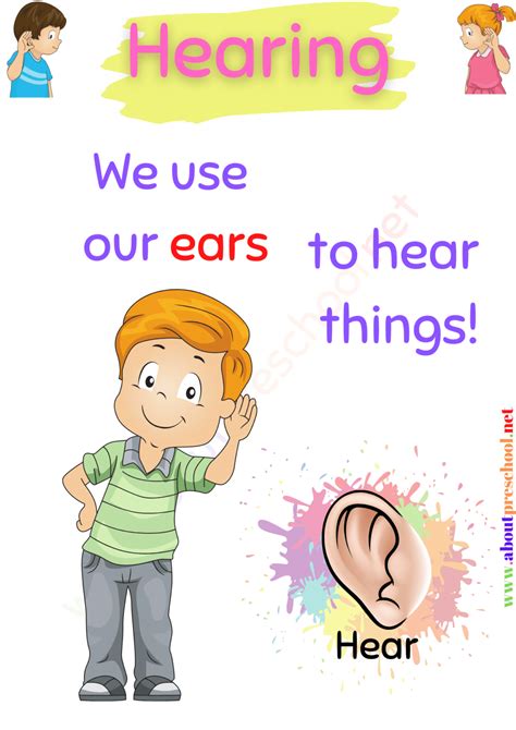 The 5 Senses Hear About Preschool
