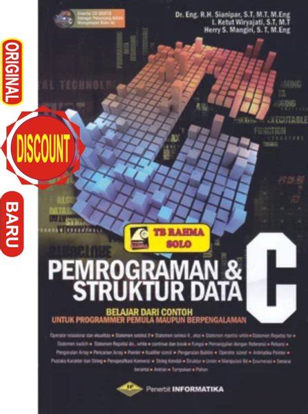 Jual Pemrograman And Struktur Data C Plus Cd Rh Sianipar Informatika