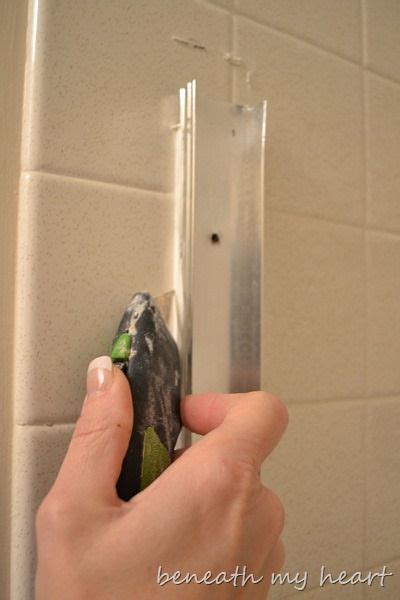 Steps to clean sliding shower doors. Removing a Sliding Shower Door {My New Year's Eve Fun ...