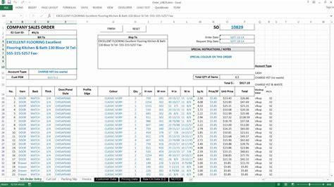 Procurement Tracking Spreadsheet Template