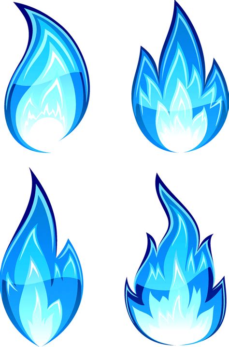 Abstract Blue Fire Transparent Background Choose From Our Collection