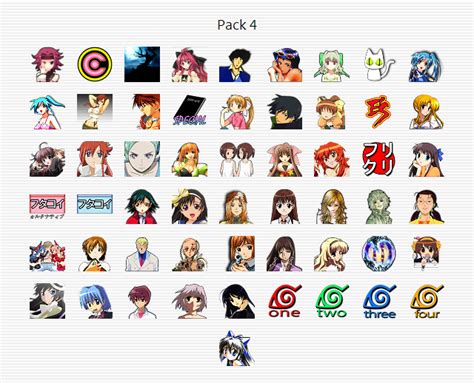 Anime Icons Pack 4 Of 6 By Exo 02 On Deviantart