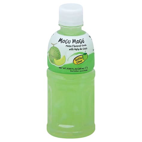 Mogu Mogu Melon Flavored Drink With Nata De Coco Shop Soda At H E B