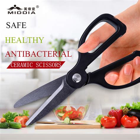 China Factory Ceramic Kitchen Food Scissor For Kitchen Toolcutter