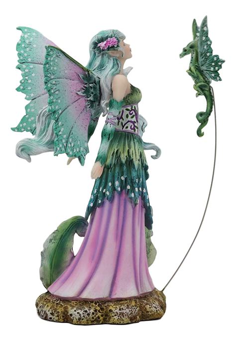 Ebros Amy Brown Discovery Enchanted Elf Fairy Fae Damsel With Green Pi