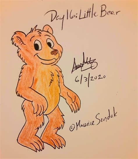 Day 16 Little Bear By Artisticamos On Deviantart