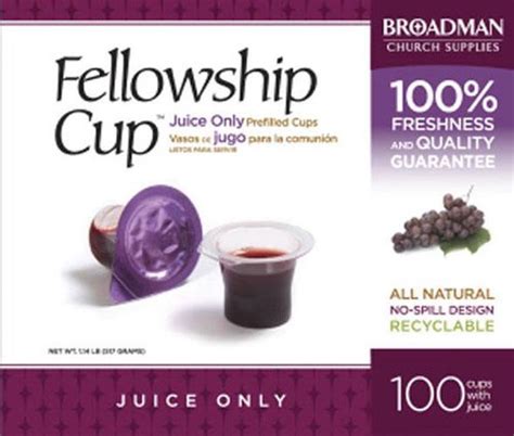 Fellowship Cup R Prefilled Communion Cup Juice Only 100 Count