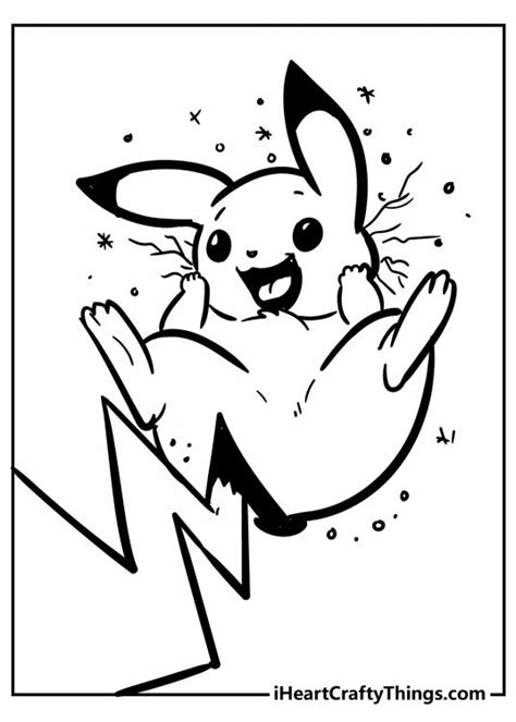 30 Powerful Pikachu Coloring Pages Updated 2022