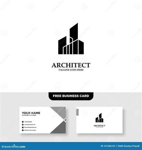 Architecture Company Construction Architect Vector Logo Template
