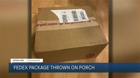 Fedex Package Thrown On Porch