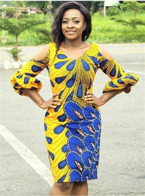 Model pagne wax africain : 20 jolies modèles de robes en pagne Blog Mode et Lifestyle (16) - Silence Brisé