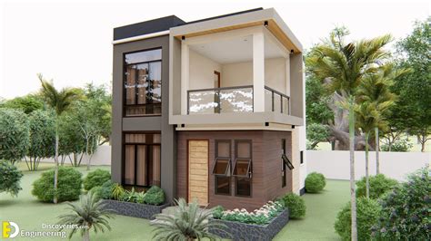 Small 2 Storey House Design 60m X 70m With 3 Bedrooms Engineering