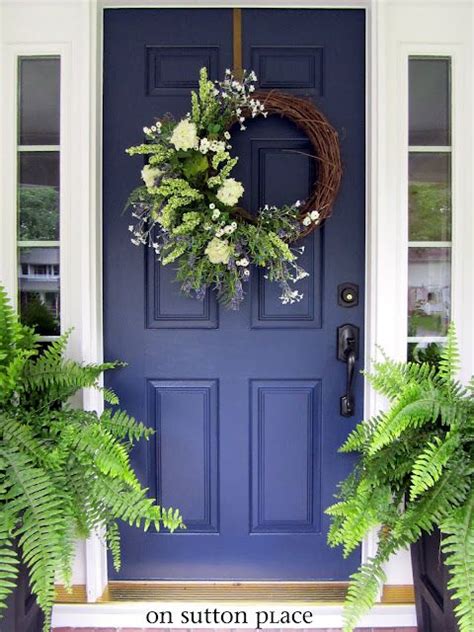 Maybe you would like to learn more about one of these? My New Blue Front Door - On Sutton Place | Front door ...