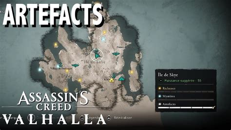 TOUS LES ARTEFACTS DE l ÎLE DE SKYE LOCALISATION ASSASSIN S CREED VALHALLA YouTube